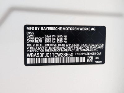 2026 BMW 530i xDrive Sedan