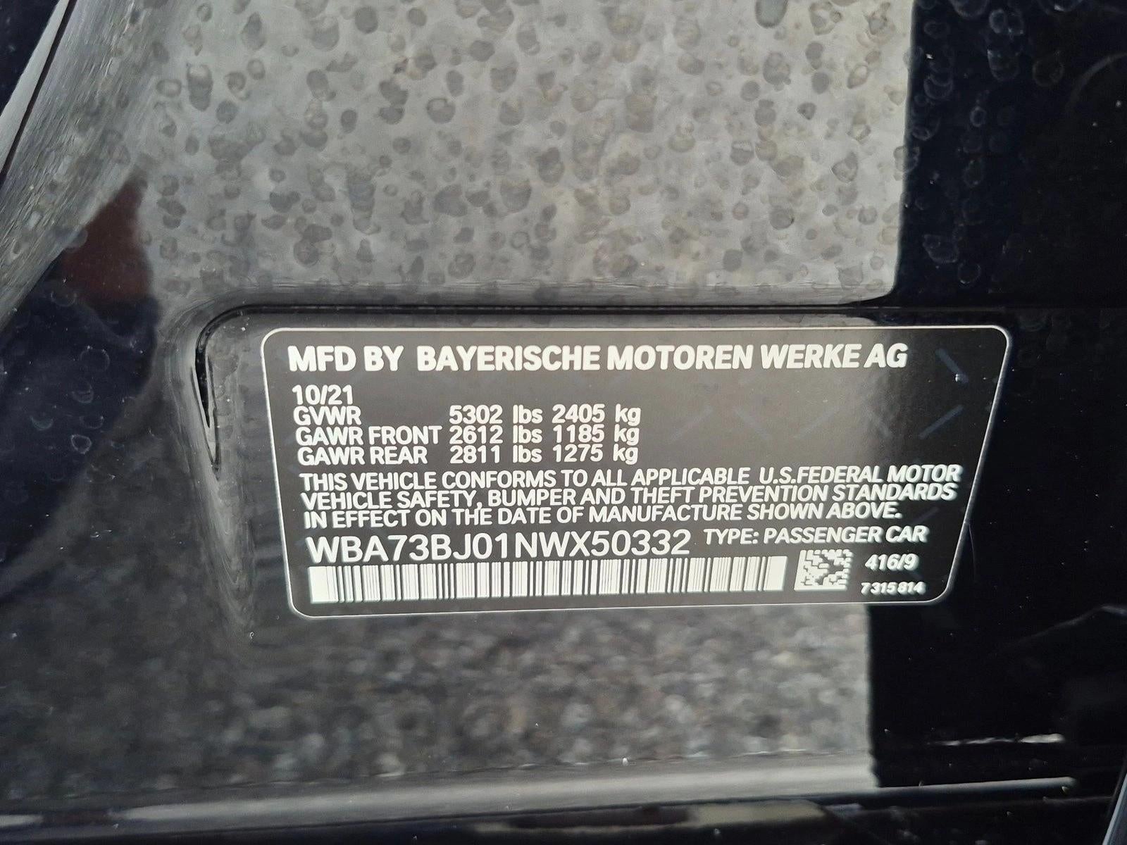 2022 BMW 540i xDrive Sedan