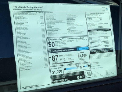 2026 BMW i7 xDrive60 Sedan