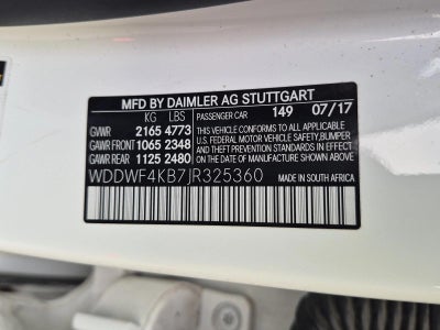 2018 Mercedes-Benz C-Class C 300 4MATIC® Sedan