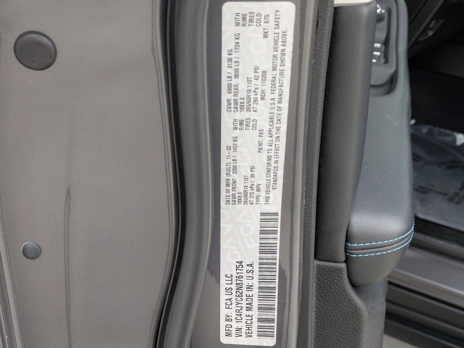 2022 Jeep Grand Cherokee 4xe Trailhawk 4x4