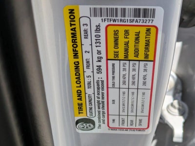2025 Ford F-150 Raptor 4WD SuperCrew 5.5' Box
