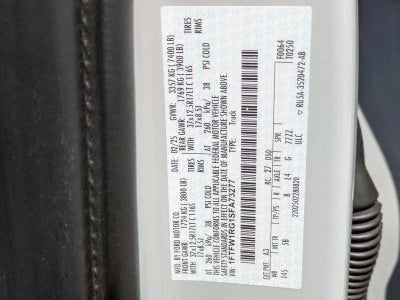 2025 Ford F-150 Raptor 4WD SuperCrew 5.5' Box