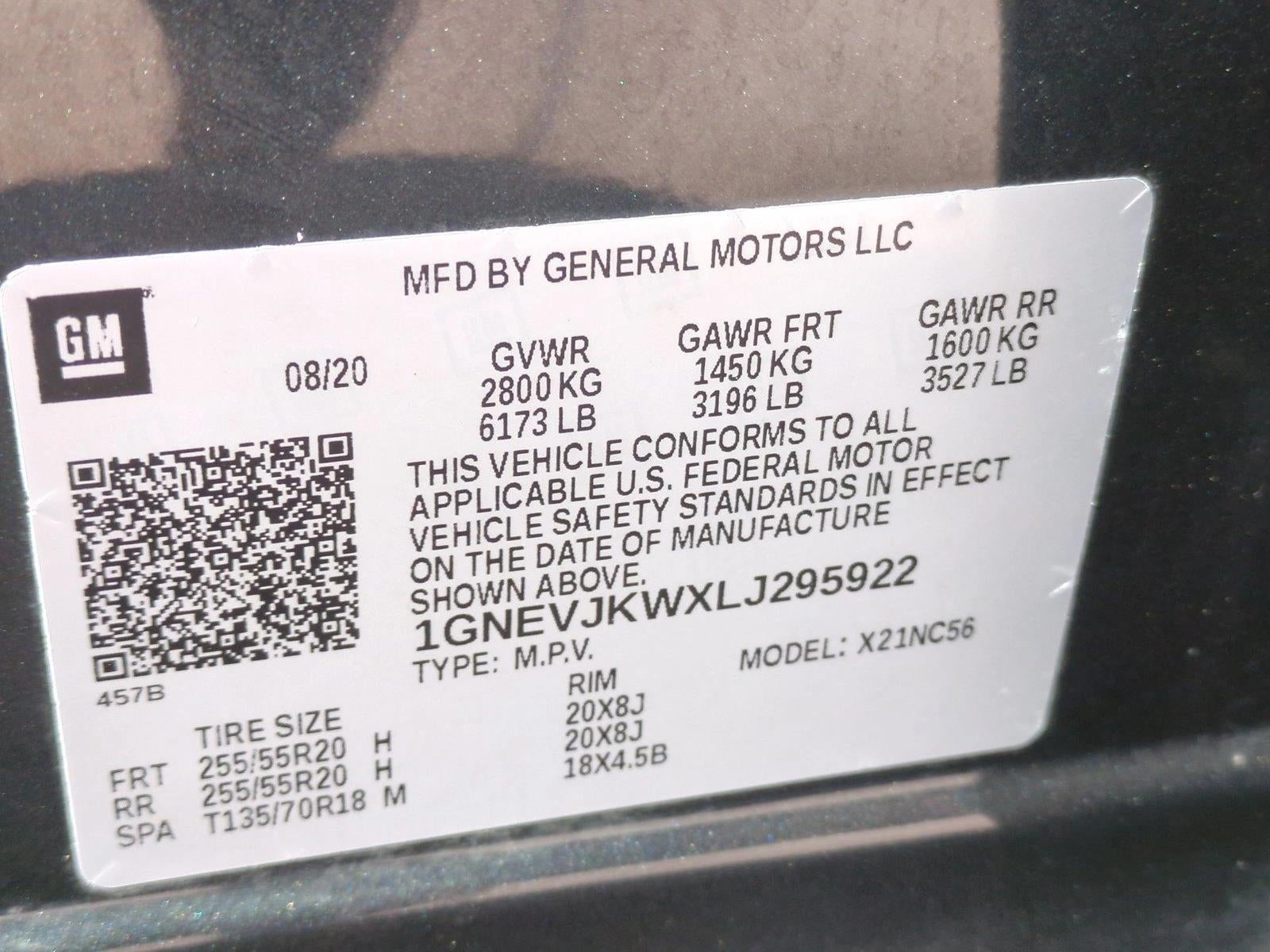 2020 Chevrolet Traverse AWD 2LT