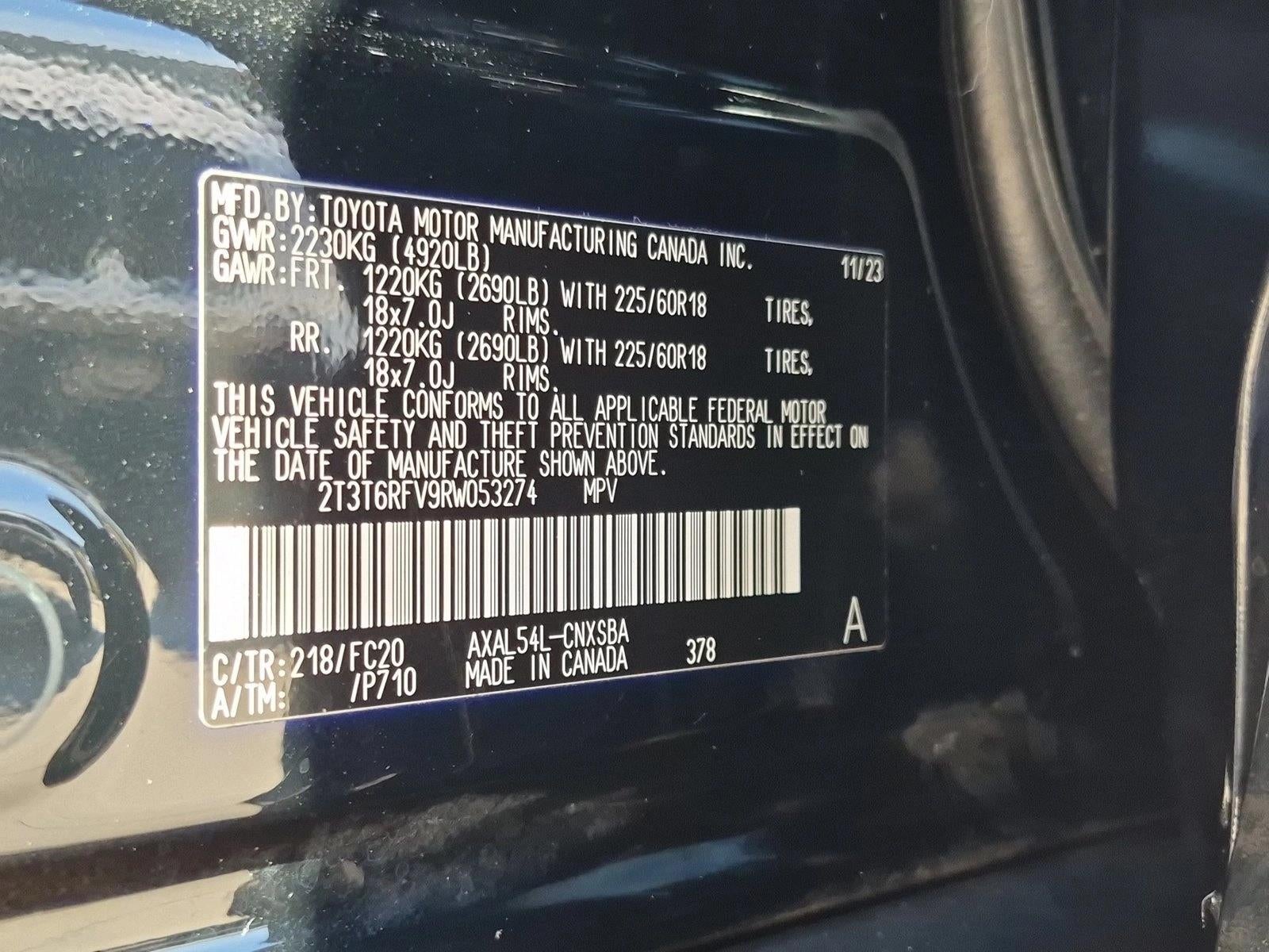 2024 Toyota RAV4 Hybrid SE AWD (Natl)