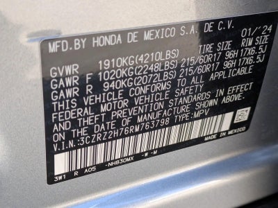 2024 Honda HR-V EX-L AWD CVT