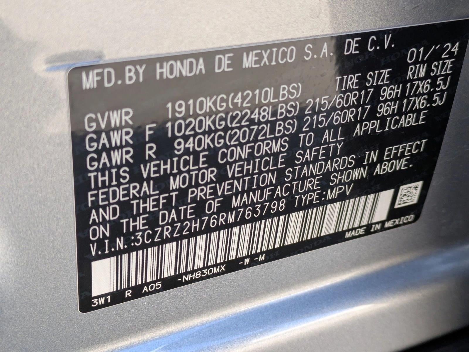 2024 Honda HR-V EX-L AWD CVT