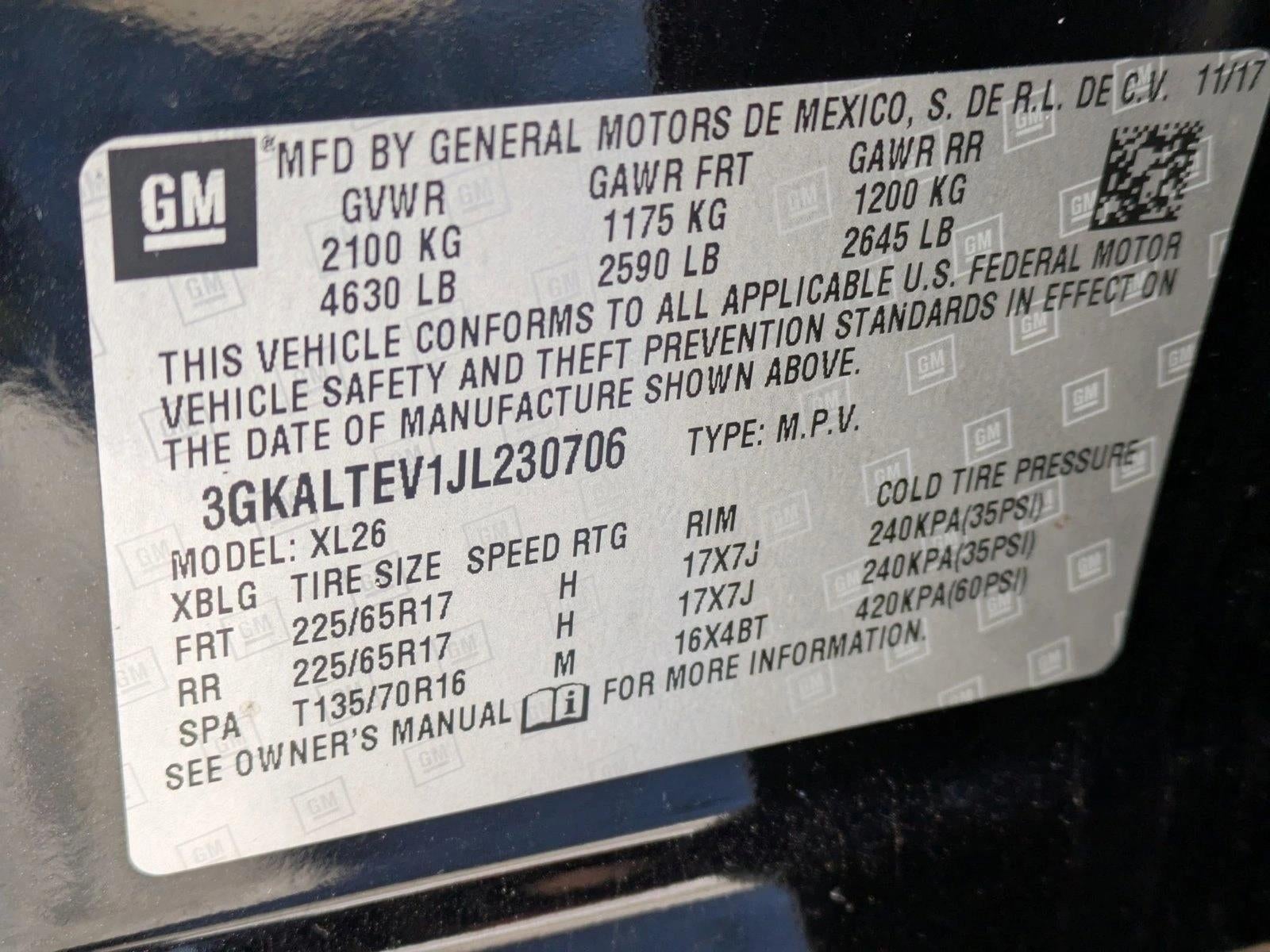 2018 GMC Terrain AWD SLE