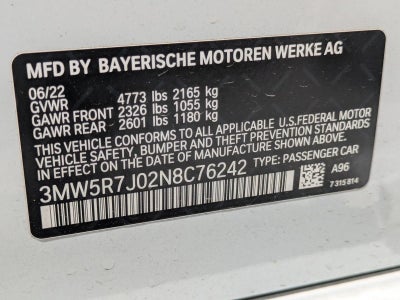 2022 BMW 330i xDrive Sedan North America