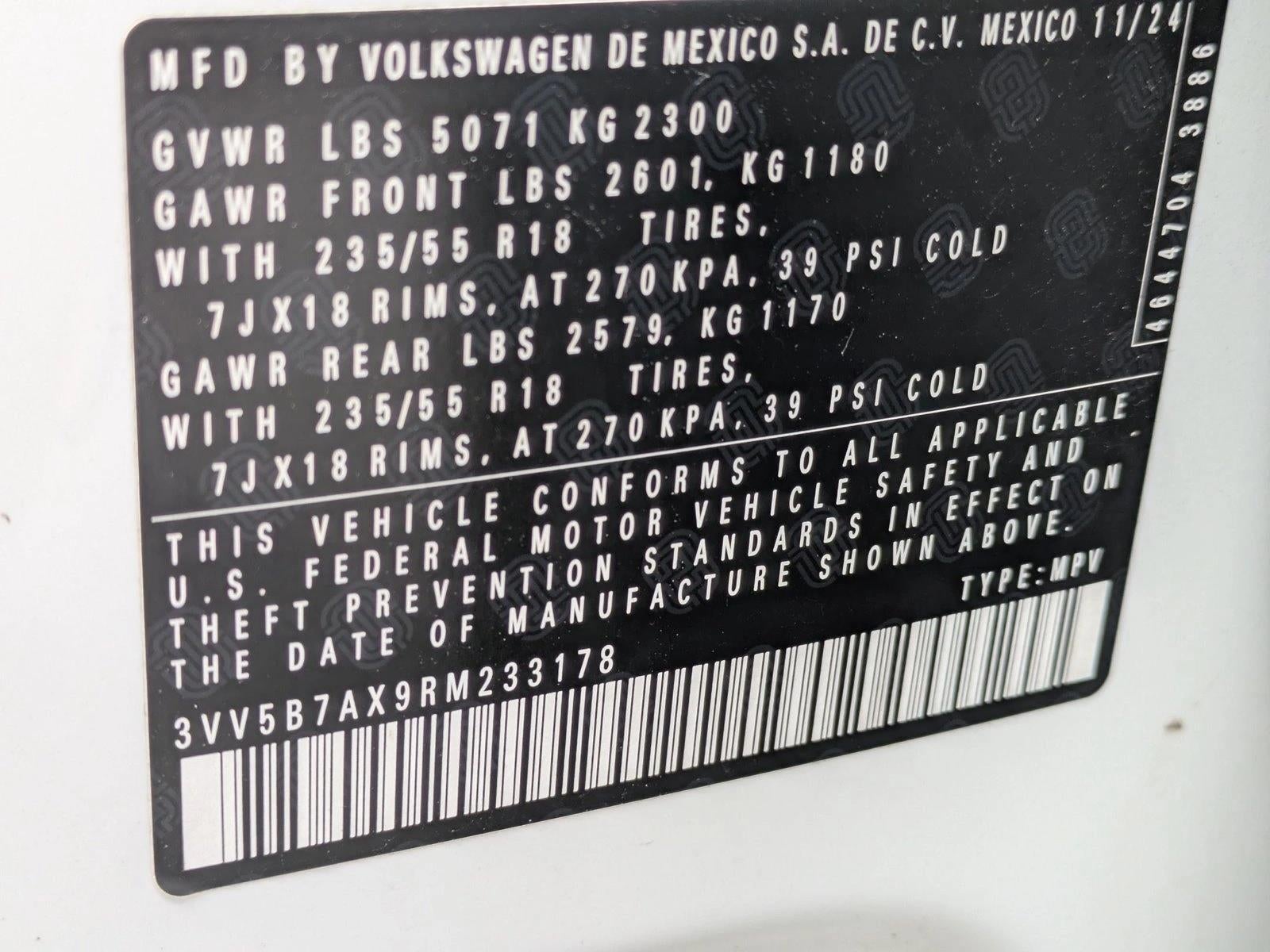 2024 Volkswagen Tiguan 2.0T Wolfsburg Edition 4MOTION