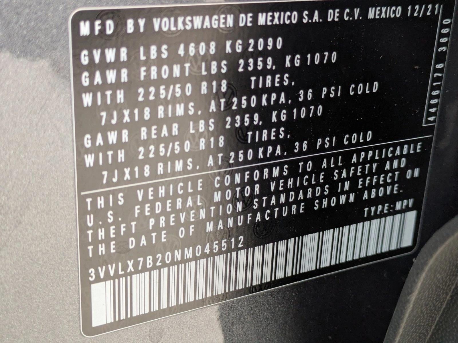 2022 Volkswagen Taos SE FWD