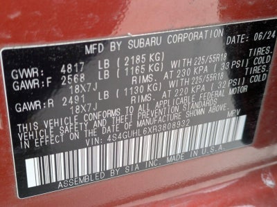 2024 Subaru Crosstrek Limited AWD