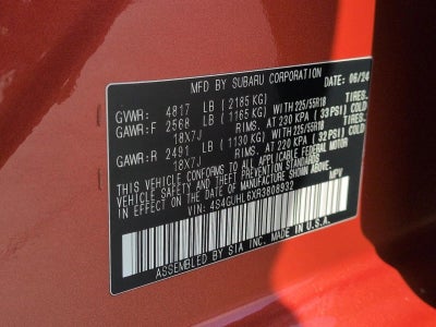 2024 Subaru Crosstrek Limited AWD