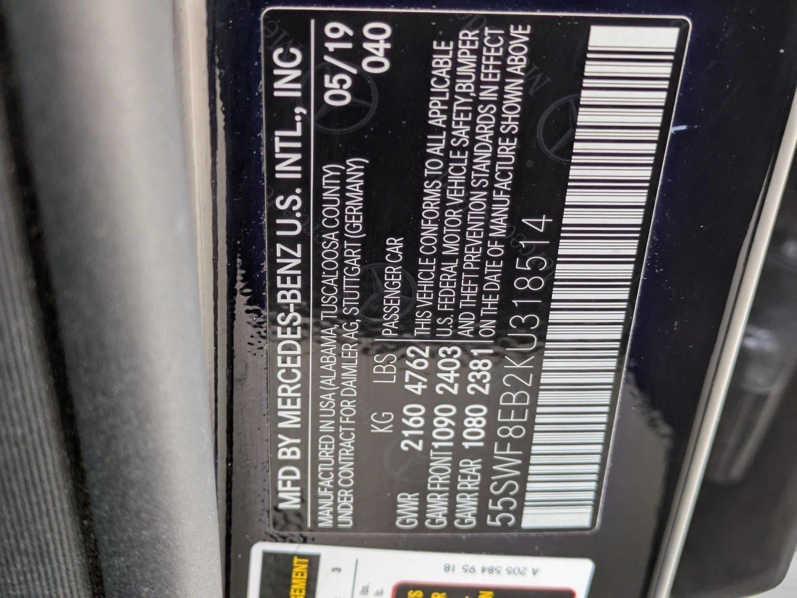 2019 Mercedes-Benz C-Class C 300 4MATIC® Sedan