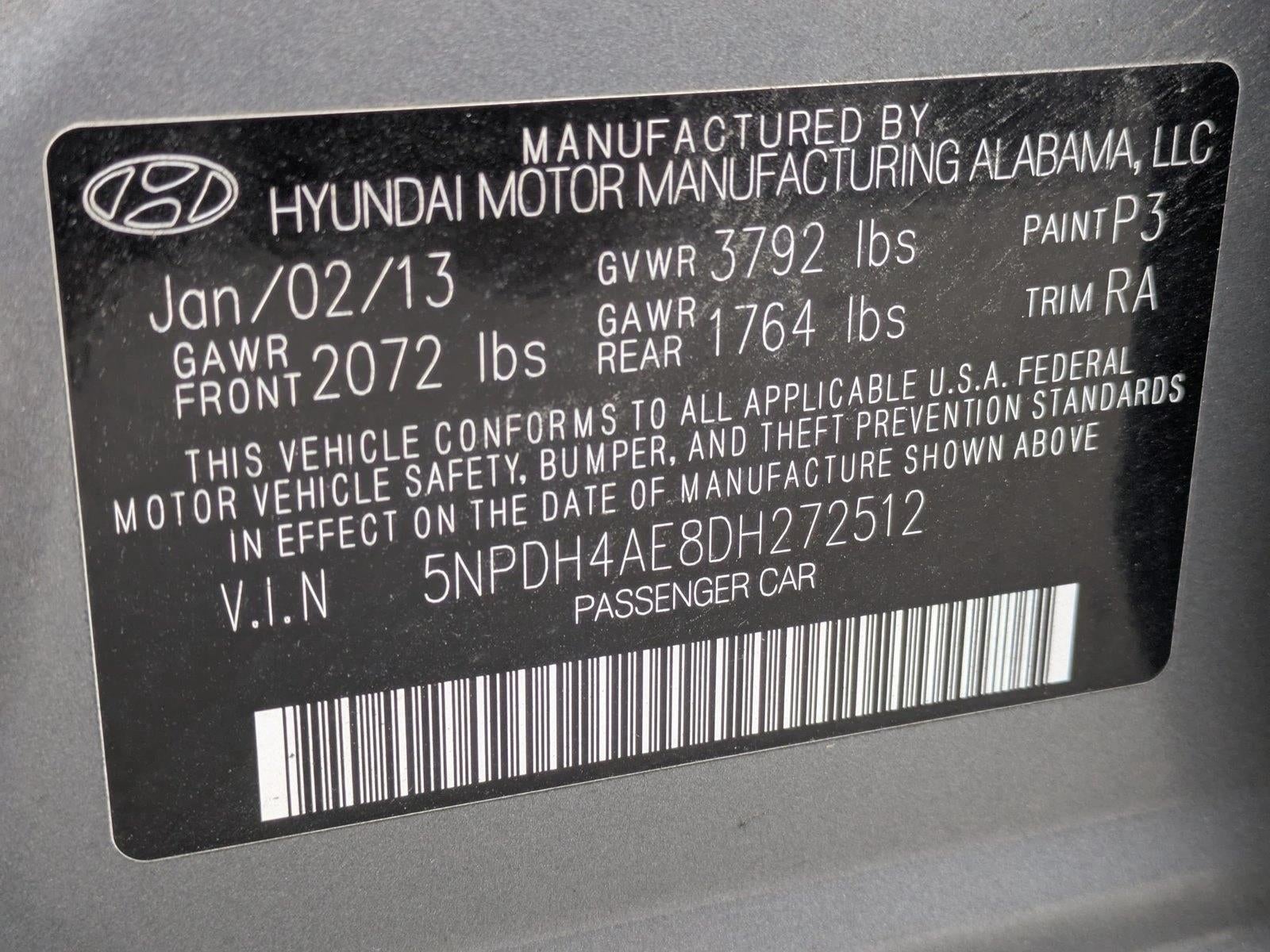 2013 Hyundai ELANTRA 4dr Sdn Auto GLS
