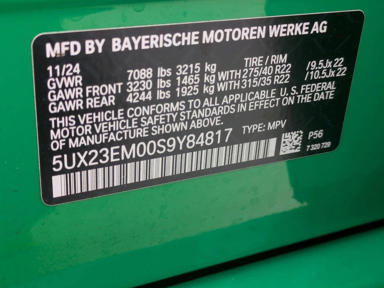 2025 BMW X7 xDrive40i Sports Activity Vehicle