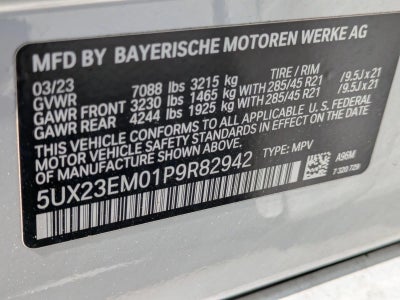 2023 BMW X7 xDrive40i Sports Activity Vehicle