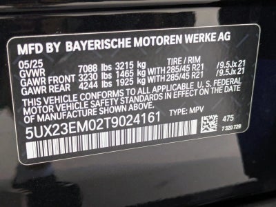 2026 BMW X7 xDrive40i Sports Activity Vehicle