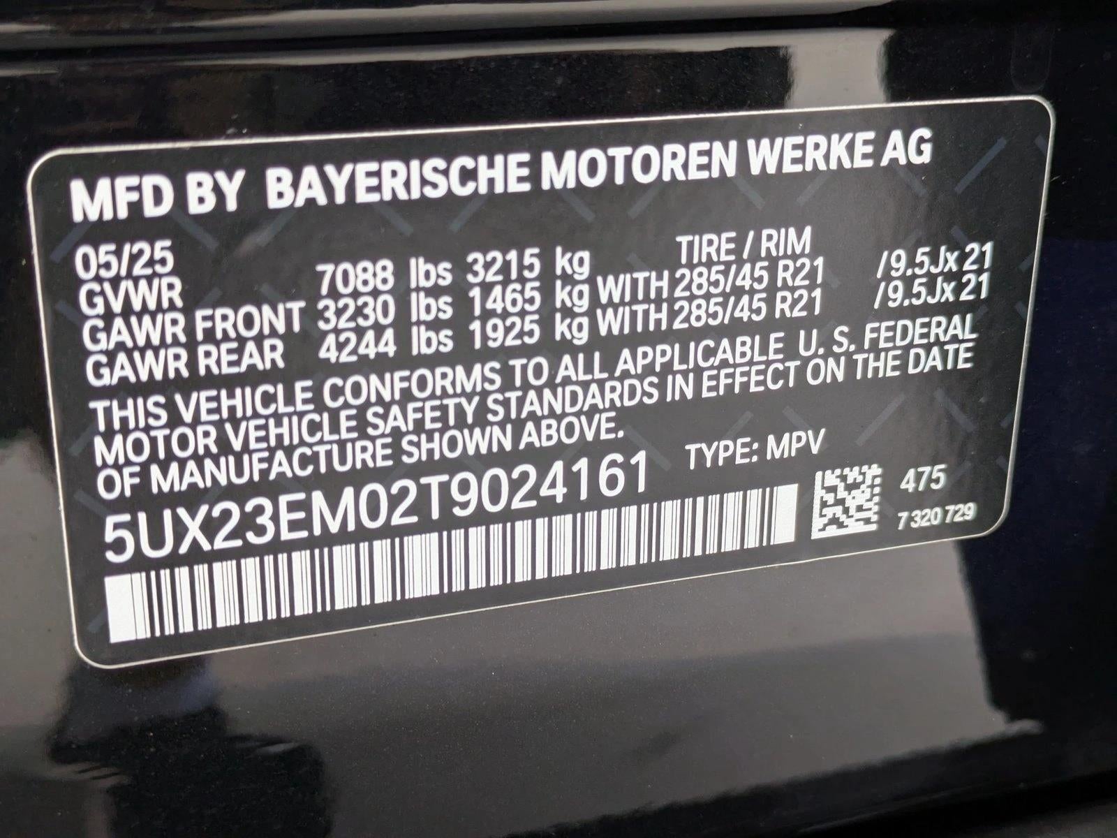 2026 BMW X7 xDrive40i Sports Activity Vehicle