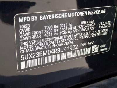 2024 BMW X7 xDrive40i Sports Activity Vehicle
