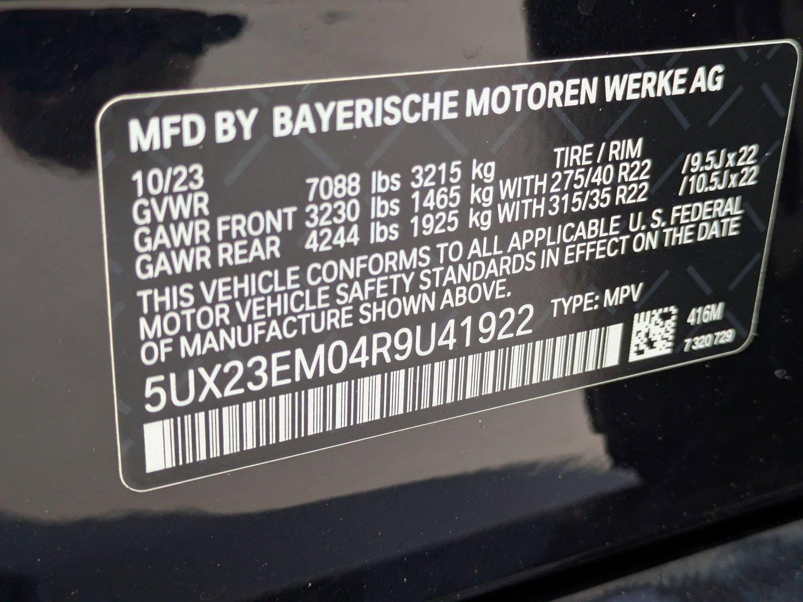 2024 BMW X7 xDrive40i Sports Activity Vehicle