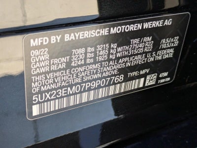 2023 BMW X7 xDrive40i Sports Activity Vehicle