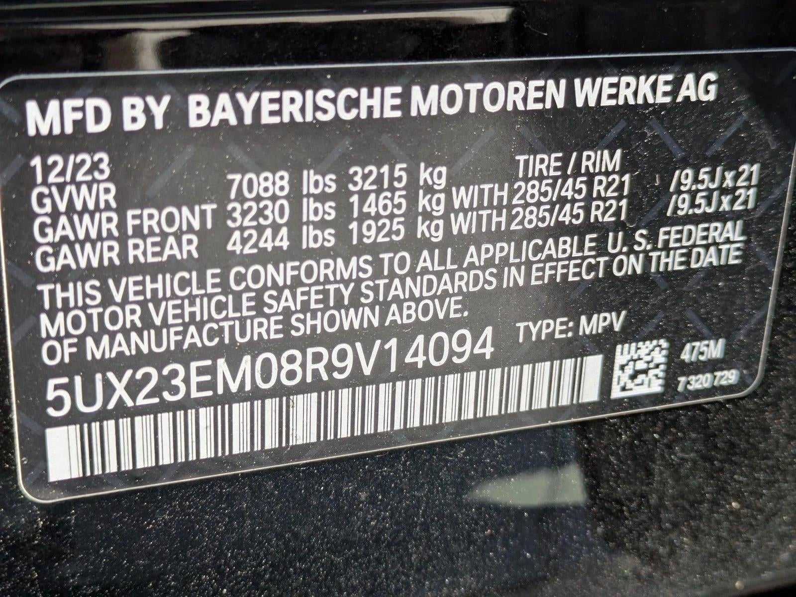 2024 BMW X7 xDrive40i Sports Activity Vehicle