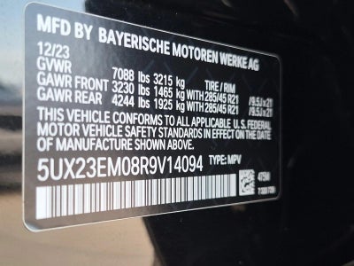 2024 BMW X7 xDrive40i Sports Activity Vehicle