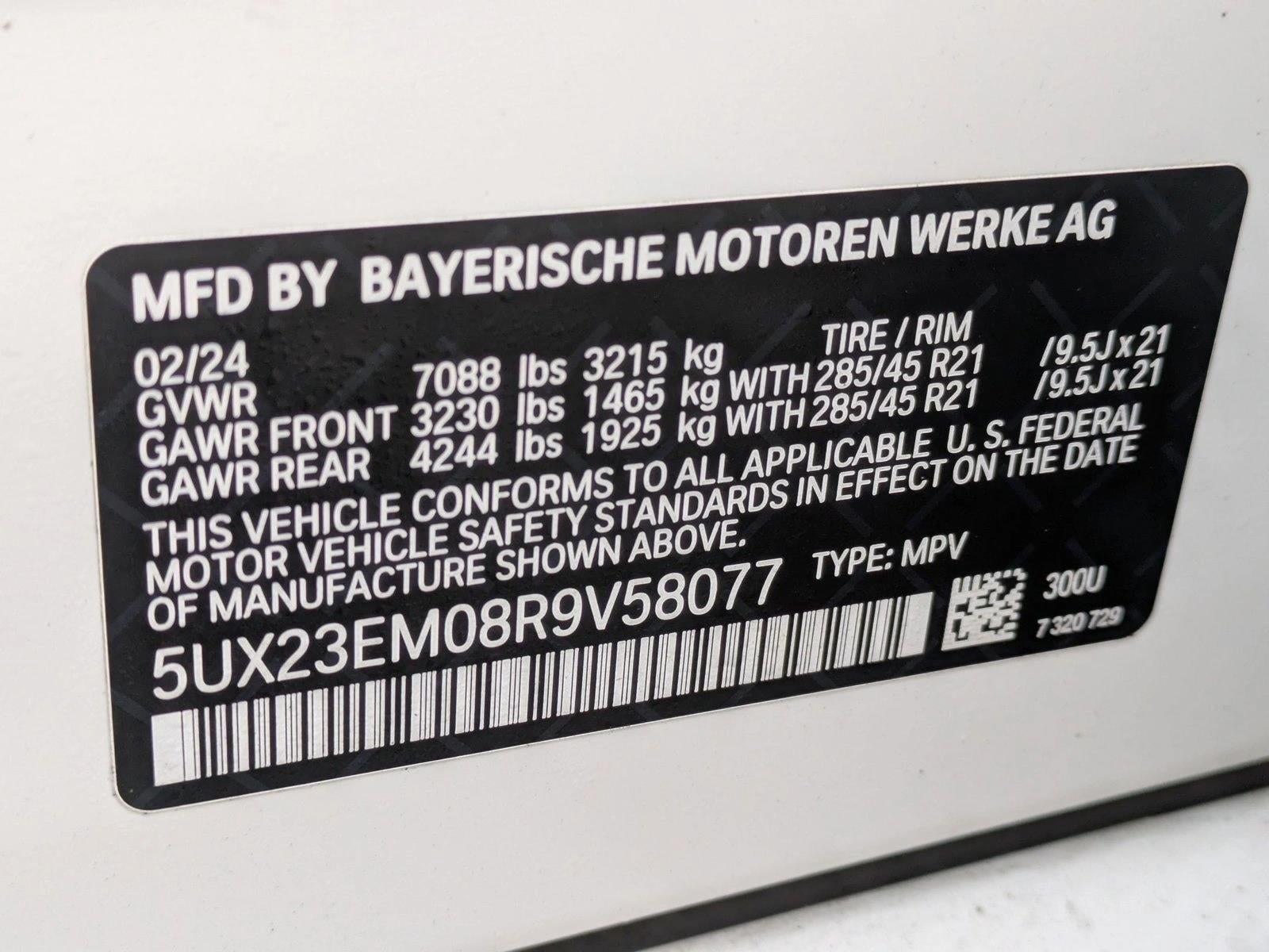 2024 BMW X7 xDrive40i Sports Activity Vehicle