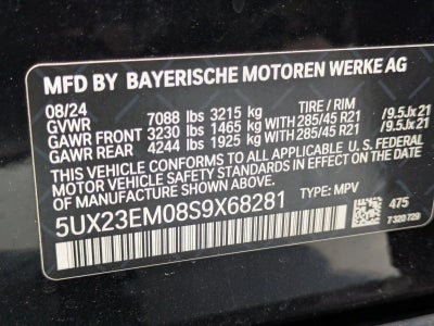 2025 BMW X7 xDrive40i Sports Activity Vehicle
