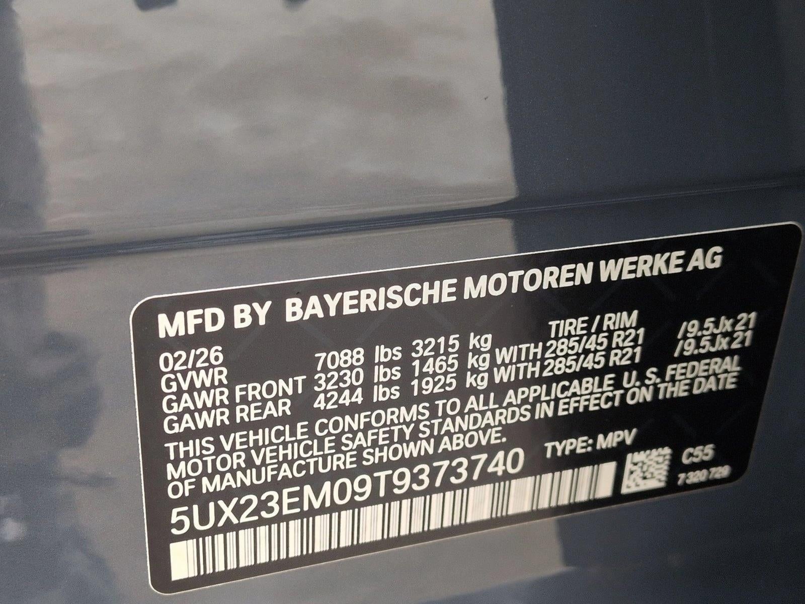 2026 BMW X7 xDrive40i Sports Activity Vehicle