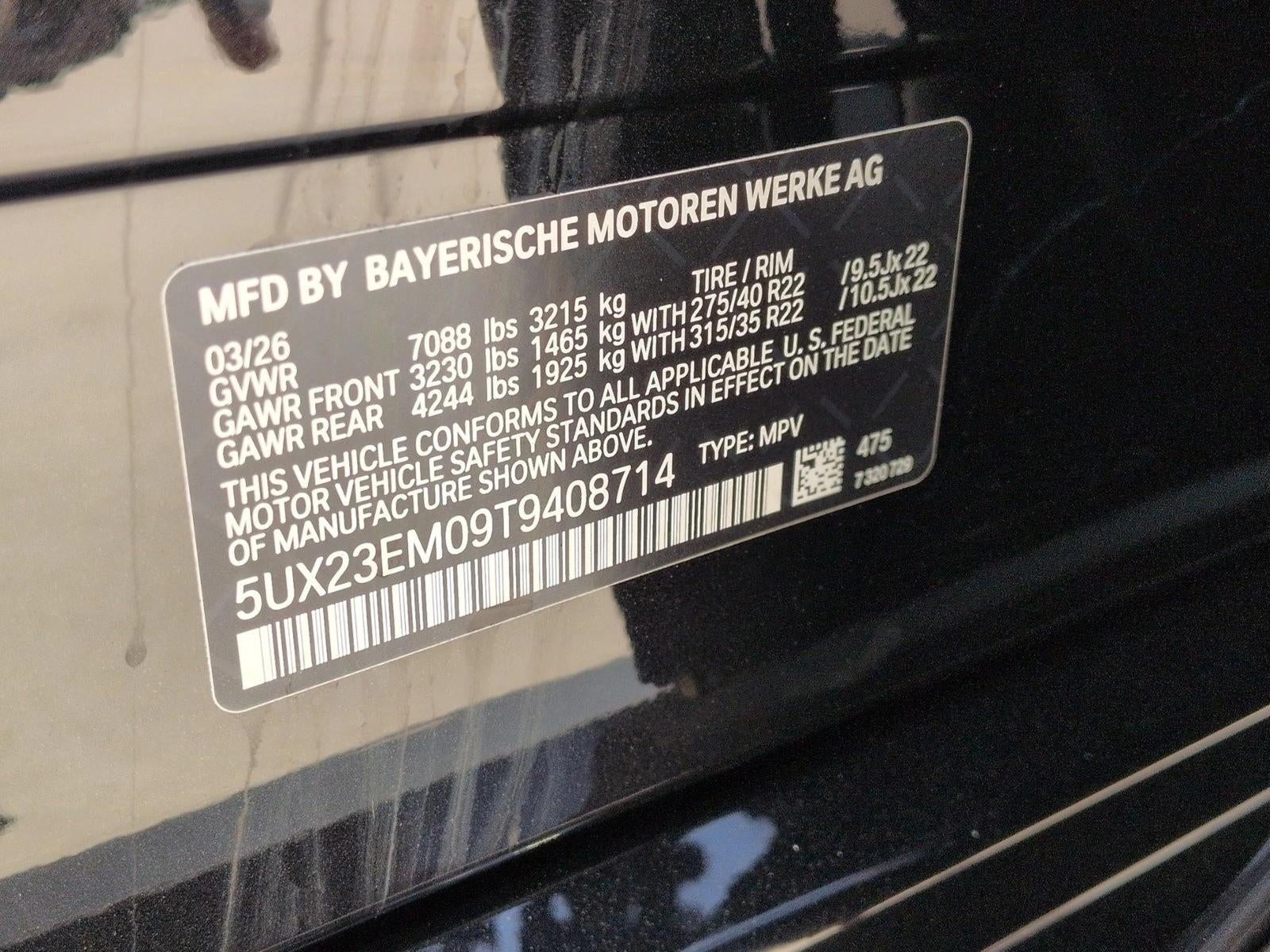 2026 BMW X7 xDrive40i Sports Activity Vehicle