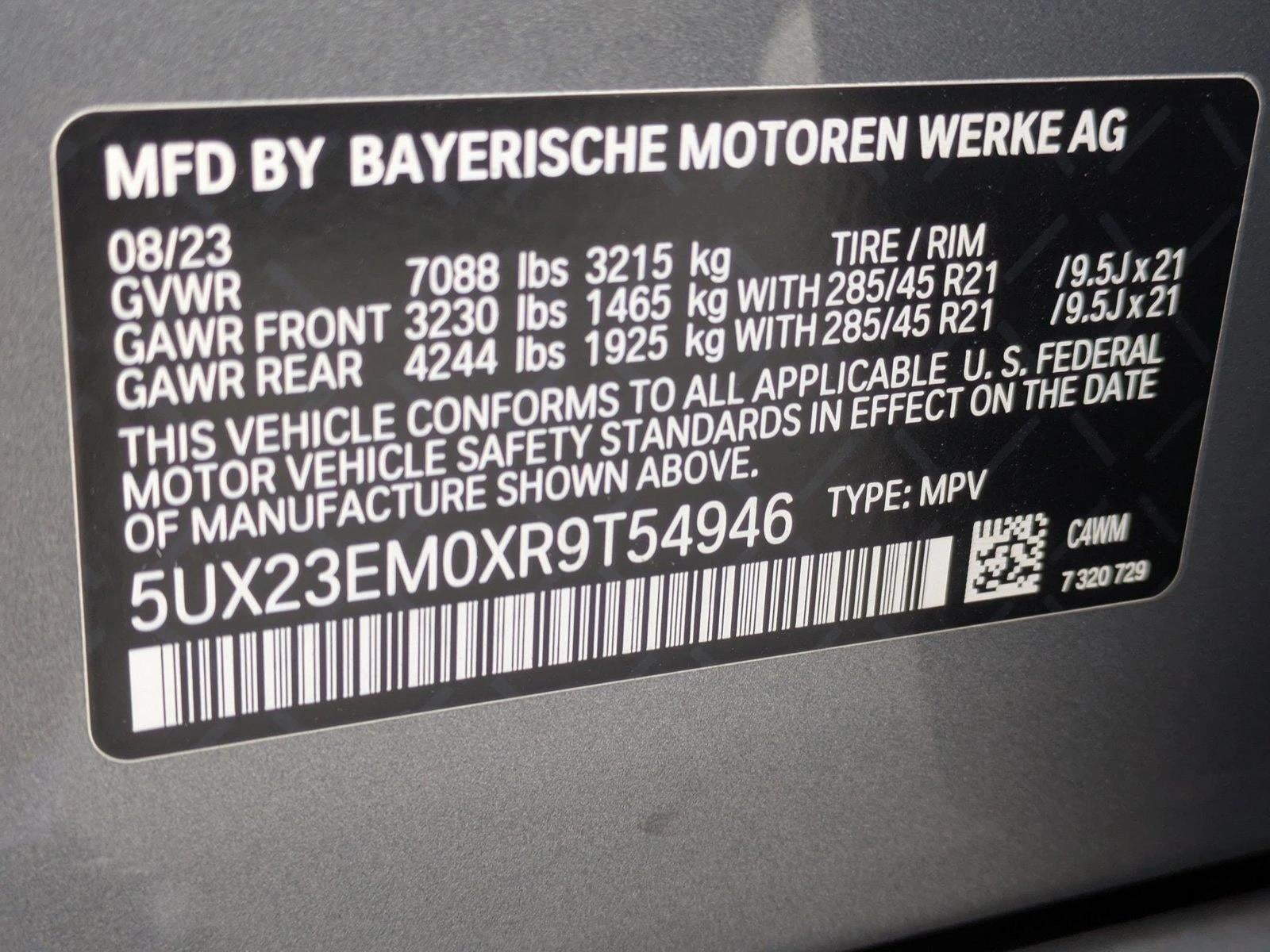 2024 BMW X7 xDrive40i Sports Activity Vehicle