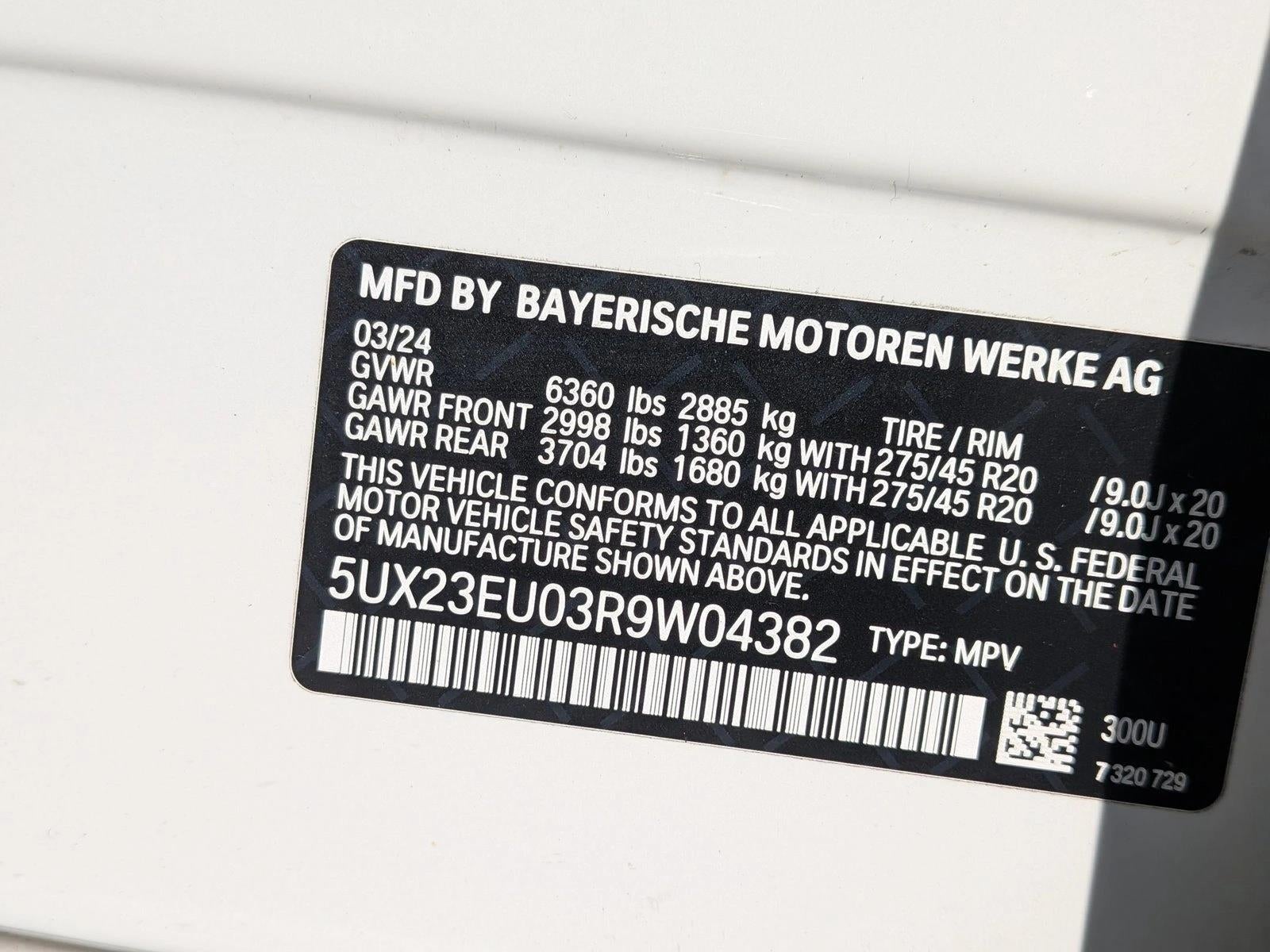2024 BMW X5 xDrive40i Sports Activity Vehicle