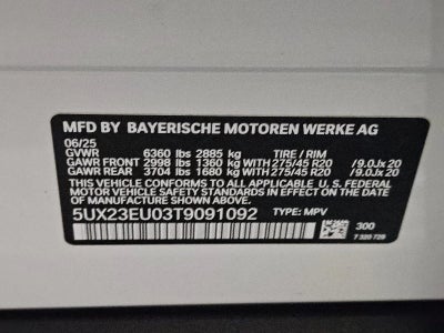 2026 BMW X5 xDrive40i Sports Activity Vehicle