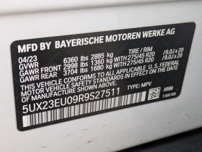 2024 BMW X5 xDrive40i Sports Activity Vehicle