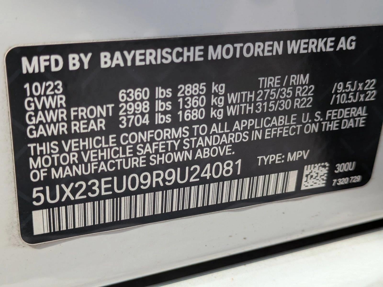 2024 BMW X5 xDrive40i Sports Activity Vehicle