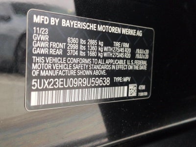 2024 BMW X5 xDrive40i Sports Activity Vehicle