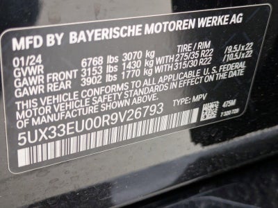 2024 BMW X5 M60i Sports Activity Vehicle
