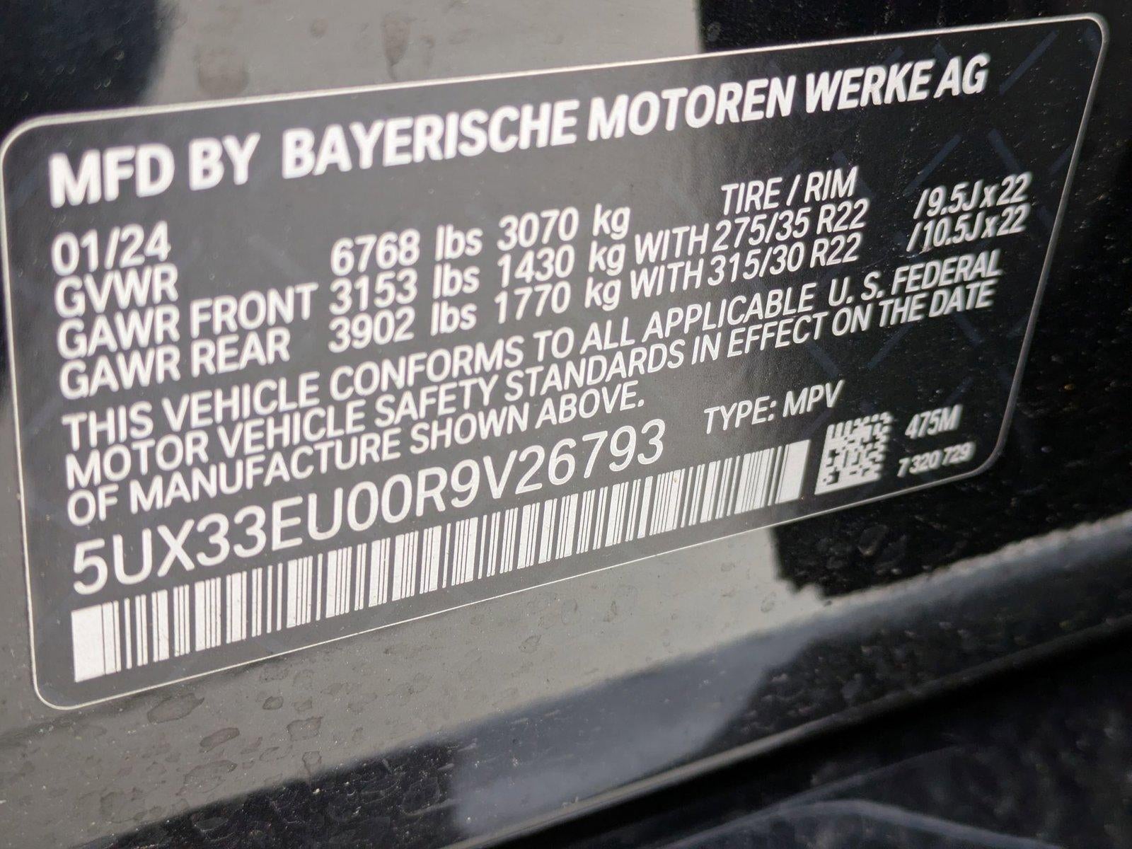 2024 BMW X5 M60i Sports Activity Vehicle