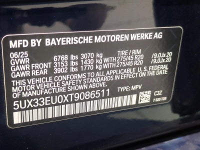 2026 BMW X5 M60i Sports Activity Vehicle