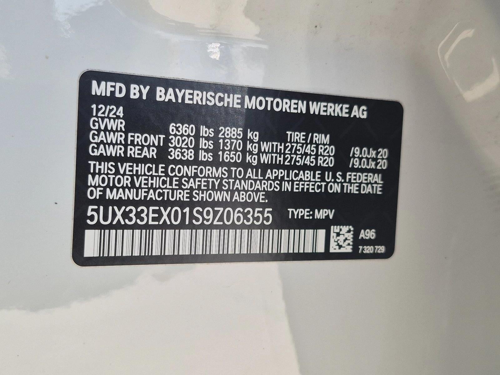 2025 BMW X6 xDrive40i Sports Activity Coupe
