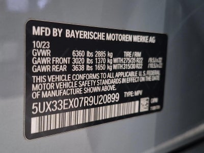 2024 BMW X6 xDrive40i Sports Activity Coupe