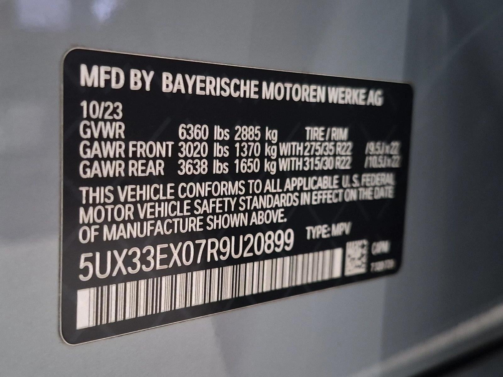 2024 BMW X6 xDrive40i Sports Activity Coupe