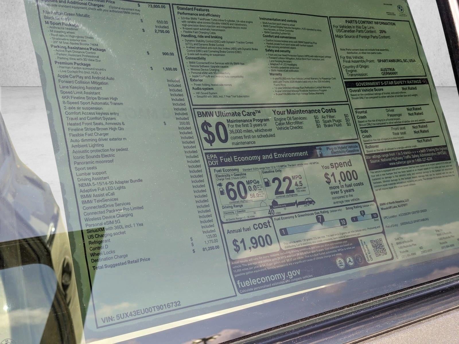 2026 BMW X5 xDrive50e Plug-In Hybrid