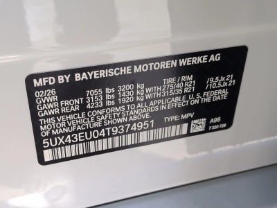 2026 BMW X5 xDrive50e Plug-In Hybrid