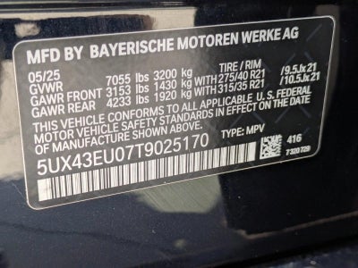 2026 BMW X5 xDrive50e Plug-In Hybrid