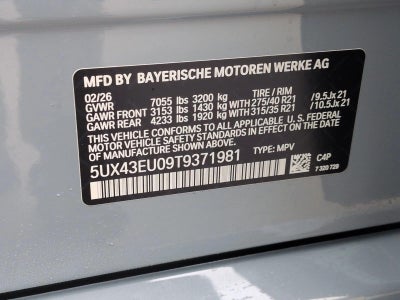 2026 BMW X5 xDrive50e Plug-In Hybrid