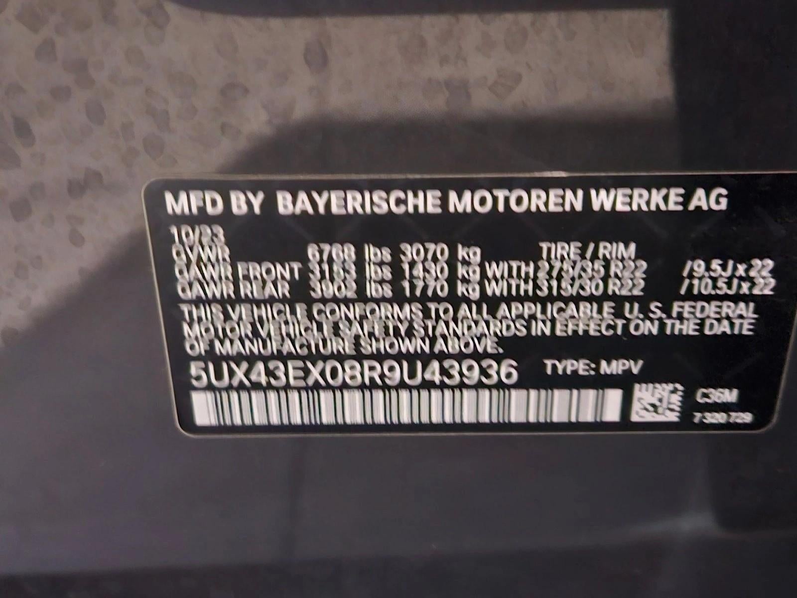 2024 BMW X6 M60i Sports Activity Coupe
