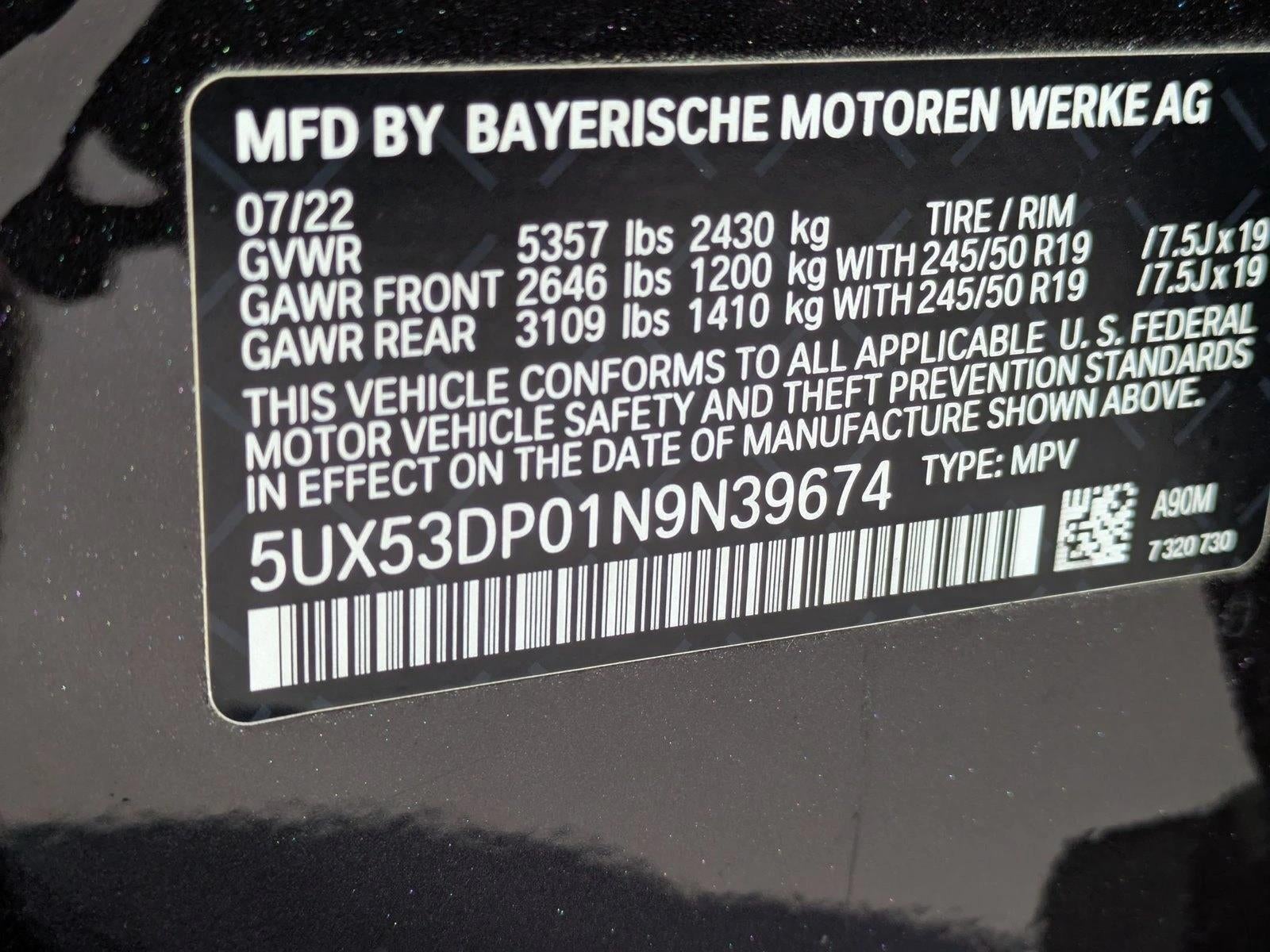 2022 BMW X3 xDrive30i Sports Activity Vehicle